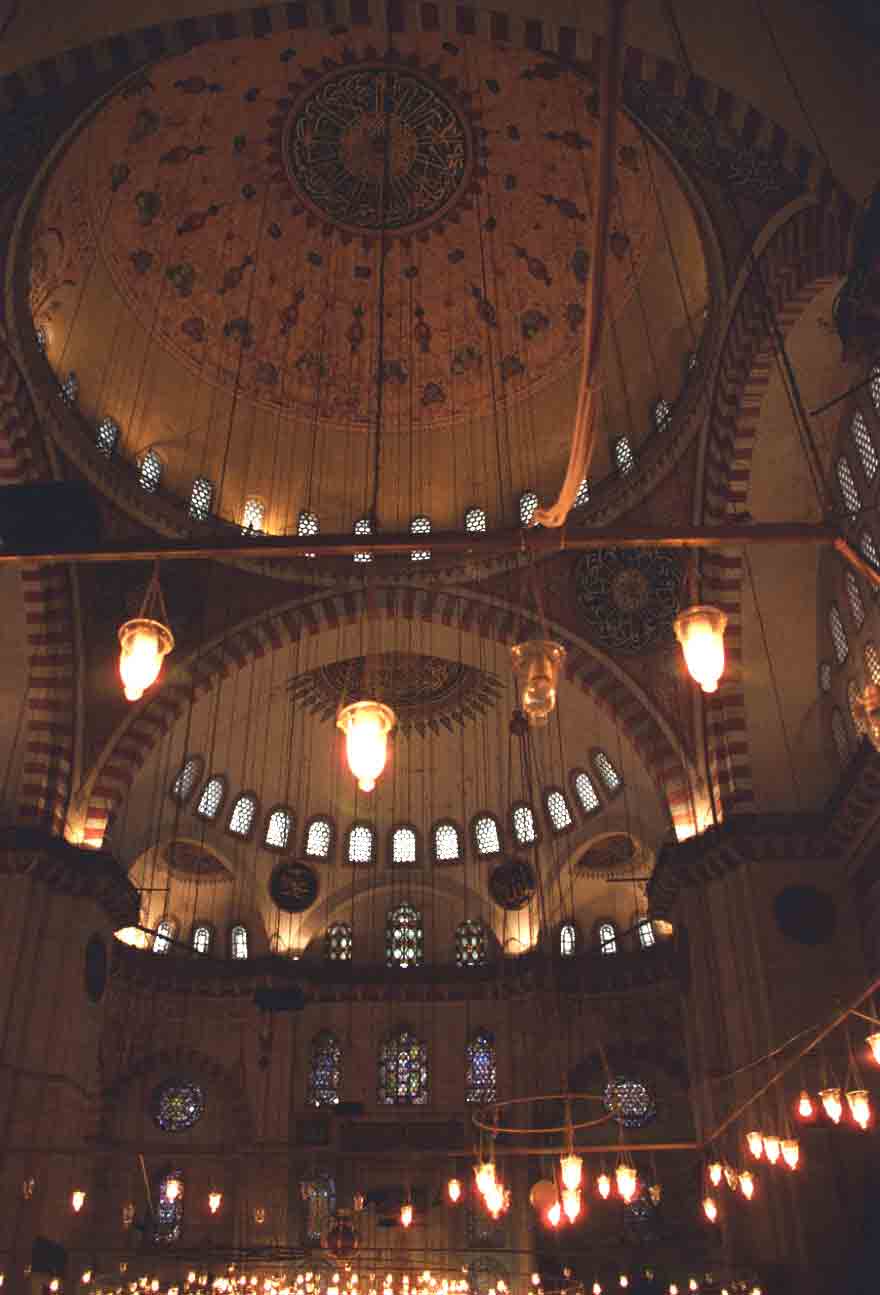 07 - Turquia - Istanbul, mezquita de Suleymaniye Camii, interior